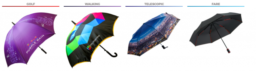 branded umbrellas 