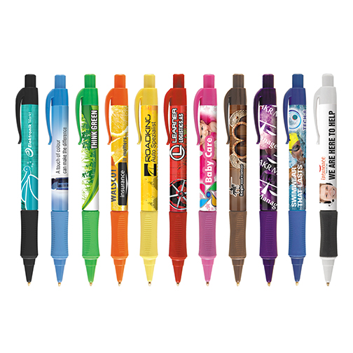 branded budget pens